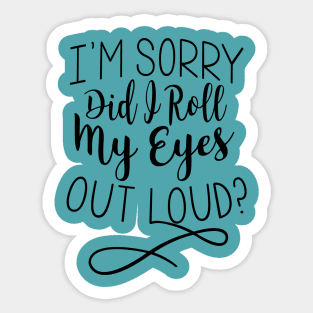 I'm Sorry Sticker